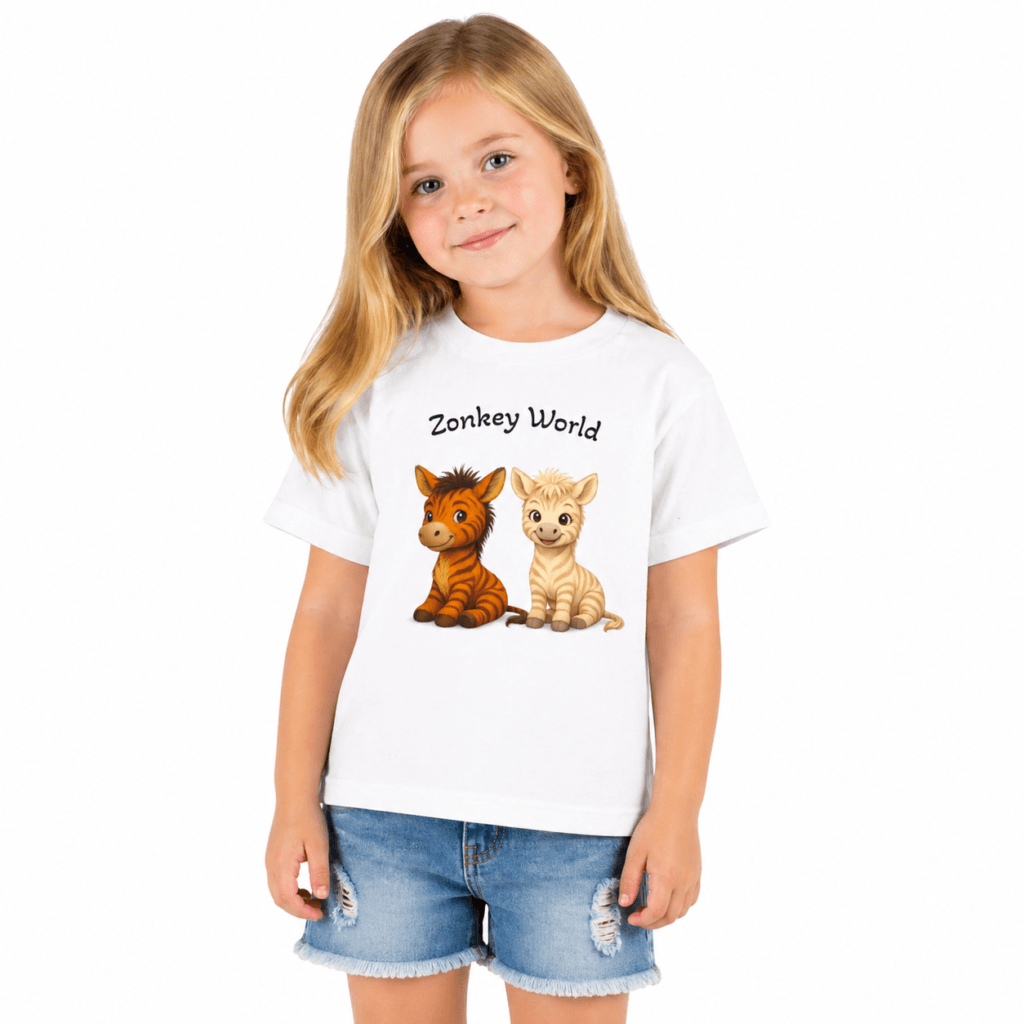 Short Sleeve Donzo Zona White Tee - Zonkey World™ Short Sleeve Donzo Zona White Tee