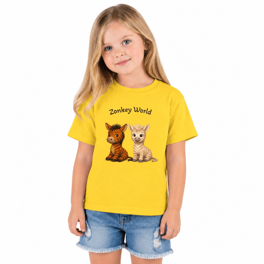 Short Sleeve Donzo Zona - Zonkey World™ Zonkey World Donzo & Zona Short Sleeve Shirt for kids