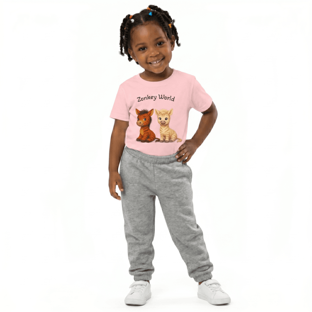 Short Sleeve Donzo Zona Pink Tee - Zonkey World™ Zonkey World Short Sleeve Donzo Zona Pink Tee